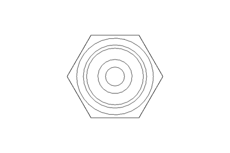 Einschraubverschraubung 3/8" 6x8 PVDF