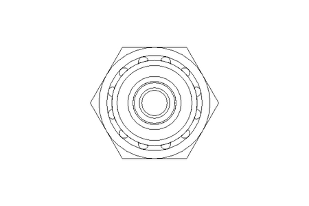 Einschraubverschraubung 3/8" 6x8 PVDF