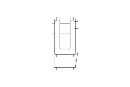 Gabelkopf M12x24LH