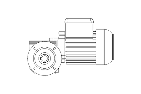 Motore a vite senza fine 0,25kW 18 1/min