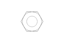 Tapered plug with nut L 15 St-Zn ISO8434