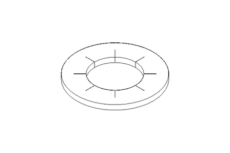 Rondella dentellata J 4,3 St-Zn DIN6798