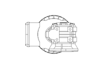 螺杆齿轮速电机 0,55kW 74 1/min