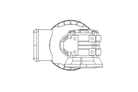 Schneckengetriebemotor 0,55kW 74 1/min