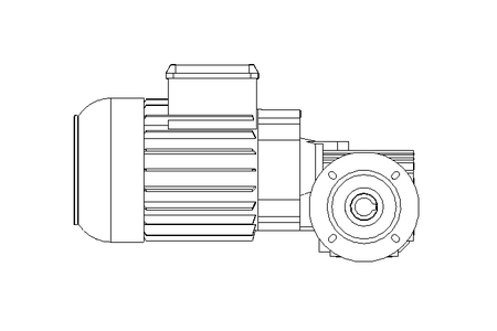 Motore a vite senza fine 0,55kW 74 1/min