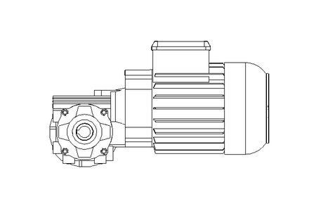 Motore a vite senza fine 0,55kW 74 1/min