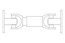 Gelenkwelle D=90 L1=235 L2=275