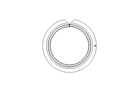 Plain bearing bush 25x28x35x16.5x1.5