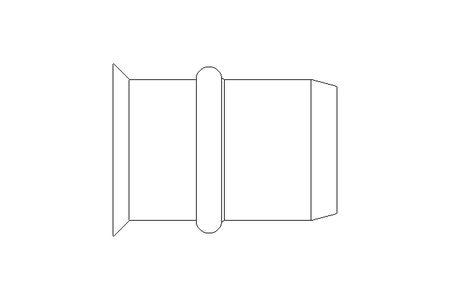 Blindnietmutter M8x11x21 St-Zn