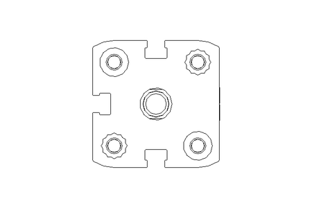 Zylinder D25 Hub80