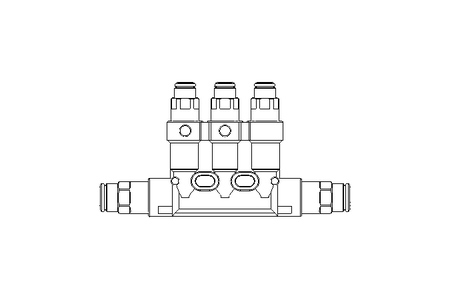 Kolbenverteiler 3-fach