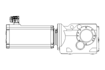 Bevel geared motor 18.7 Nm