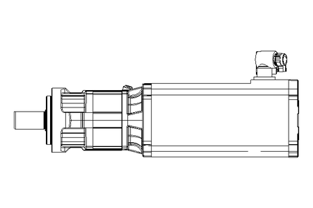 Planetary gear servomotor 18.7 Nm