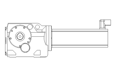 Bevel gear motor 7.10 Nm