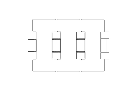 Flat-top chain SSL812K325 B=82.5