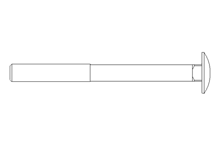 Flachrundschraube M10x110 A2 DIN603