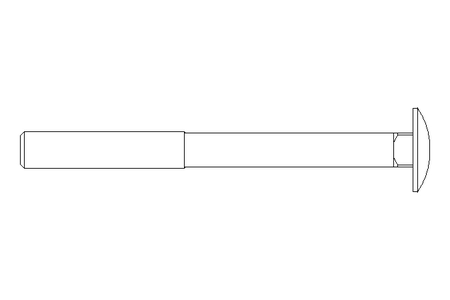 Flachrundschraube M10x110 A2 DIN603