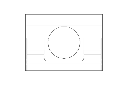 Sliding block T M8 / 8 St-Zn