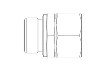 Connecting piece L 28 G1" St DIN3865