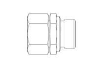 Connecting piece L 28 G1" St DIN3865