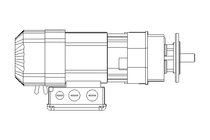 Motorreductor coaxial 0,37kW 306 1/min