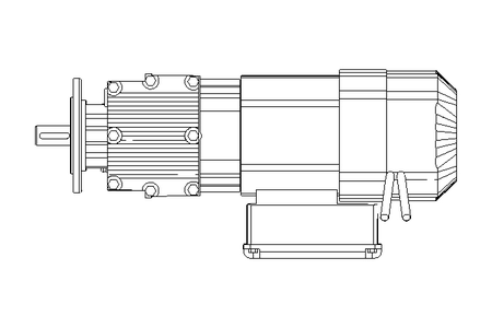 Motoréd. à entraînem.cyl. 0,37kW 306