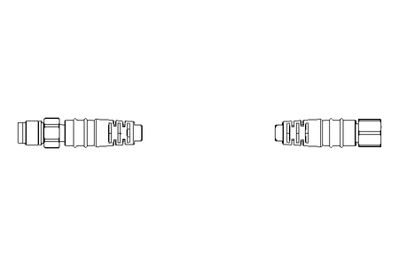 Verbindungskabel 4x0,34 mm2 0,2 m