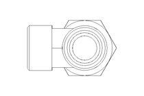 Ligação roscada em L L 15/15 AC ISO8434