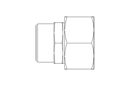 Reducing coupling L 28/22 St ISO8434