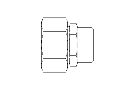 Reducing coupling L 28/22 St ISO8434