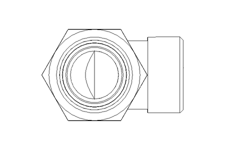 Raccordo a gomito L 22 St ISO8434