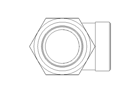 Raccordo a L L 42/42 St ISO8434