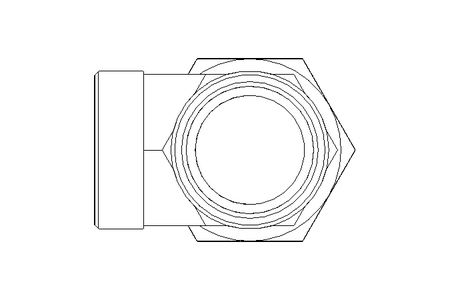 Raccordo a L L 42/42 St ISO8434