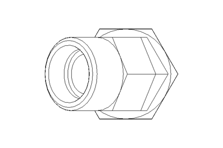 Threaded elbow connector L 15 M22x1,5 St