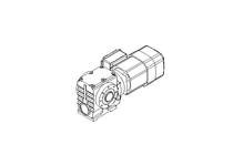 Worm gear motor 0.37kW 32 1/min