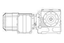 Schneckengetriebemotor 0,37kW 32 1/min