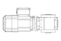 Schneckengetriebemotor 0,37kW 32 1/min