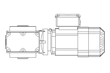 Schneckengetriebemotor 0,37kW 32 1/min