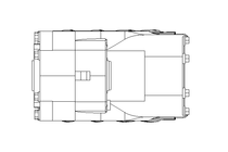 Flat gear servo motor 25 Nm