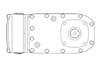 Flat gear servo motor 25 Nm