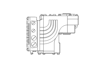 Flat gear servo motor 20 Nm