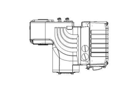 Flat gear servo motor 200 Nm