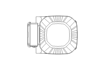 Spur gear motor 1.1kW 120 1/min