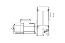 Flachgetriebemotor 0,75kW 20 1/min