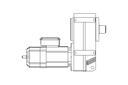 Motoridutt.a assi parall. 0,75kW 20