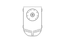 Flachgetriebemotor 0,75kW 20 1/min