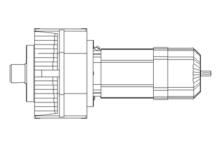 Motoridutt.a assi parall. 0,75kW 20