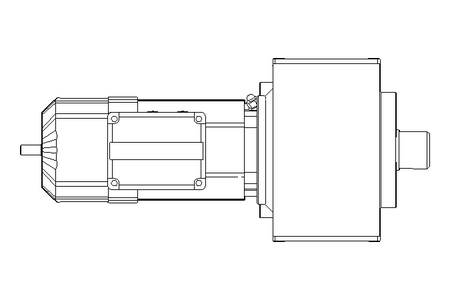 Motoridutt.a assi parall. 0,75kW 20