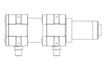 Cross-helical gear