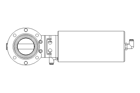 Butterfly valve B DN050 OVO AA E